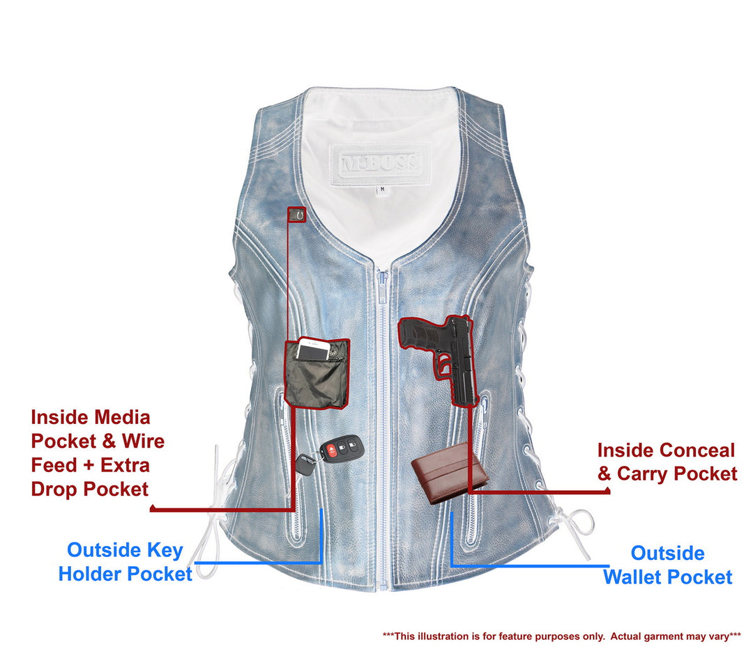 M Boss Motorcycle Apparel BOS24503 Women&