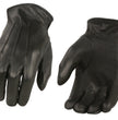 M Boss Motorcycle Apparel BOS37533 Men's Black Welted Thermal Lined Leather Gloves