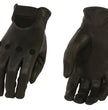 M Boss Motorcycle Apparel BOS37535 Women's Black Unlined Classic Leather Driving Gloves
