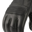 M Boss Motorcycle Apparel BOS37538 Men's 'Flex Knuckles' Black Premium Leather Riding Gloves with Gel Palm