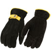 M Boss Apparel BOS37558 Men's Black and Tan Leather Deer Skin Gloves
