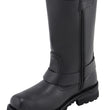 M-Boss Apparel BOS49001 Men's Classic 12-inch Black Harness Leather Motorcycle Boots