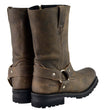 M Boss Apparel BOS49002 Men’s 11-inch Classic Distressed Brown Harness Square Toe Boots