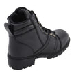 M Boss Motorcycle Apparel BOS49302 Ladies 6 Inch Black Accelerator Leather Motorcycle Boots