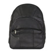 Hot Leathers BPA1018 Black Leather 6 Pocket Backpack