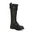 Hot Leathers BTL1005 Ladies 14-inch Black Knee-High Leather Boots with Side Zipper Entry