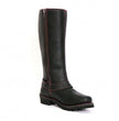 Hot Leathers BTL1006 Ladies 14-inch Black Knee-High Leather Boots with Side Zipper Entry