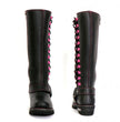 Hot Leathers BTL1006 Ladies 14-inch Black Knee-High Leather Boots with Side Zipper Entry