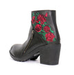 Hot Leathers BTL1008 Ladies Black Wild Roses Zipper Boot