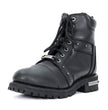 Hot Leathers Women's Studded Outlaw Black Logger Boots, BTL1010