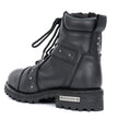 Hot Leathers Women's Studded Outlaw Black Logger Boots, BTL1010