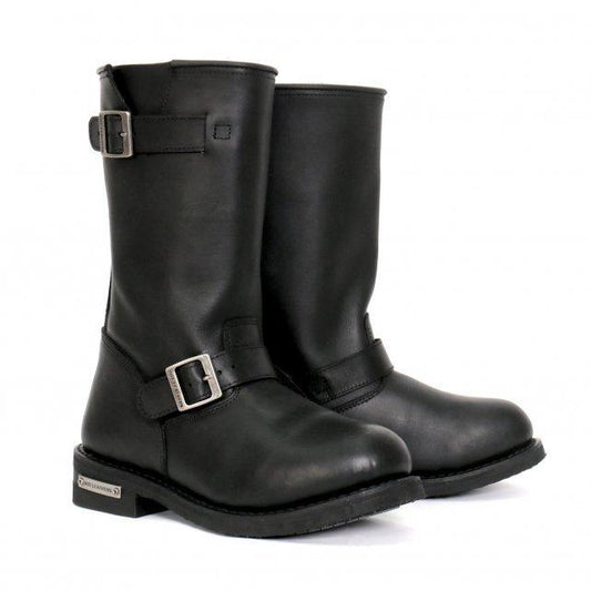 Hot Leathers Men's Iron Road Black Engineer Boots, BTM1002