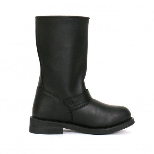 Hot Leathers Men's Iron Road Black Engineer Boots, BTM1002