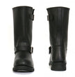 Hot Leathers BTM1002 Men's Wide Width Black 11-inch Round Toe Engineer Leather Boots