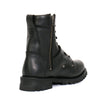 Hot Leathers BTM1006 Men's Wide Width Black 8-inch Logger Leather Boots with Adjustable Buckle