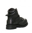 Hot Leathers BTM1007 Men's Black 6-inch Logger Leather Boots with Adjustable Buckle