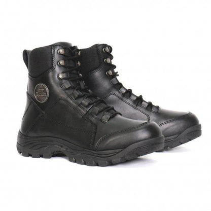 Hot Leathers BTM1010 Men's Black Leather Swat Style Lace Up Boots