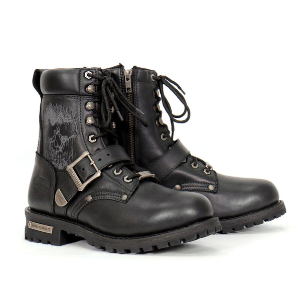Hot Leathers Men's Graveyard Shift Black Logger Boots - BTM1017