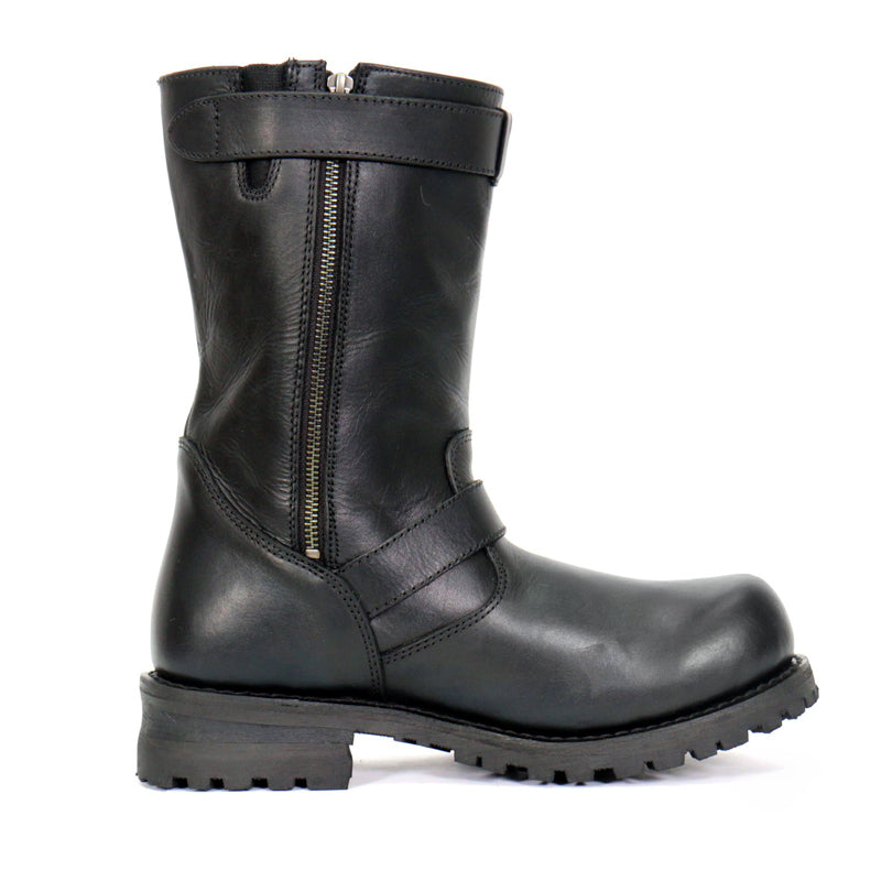 Hot Leathers Men's American Reaper Black Engineer Boots - BTM1018