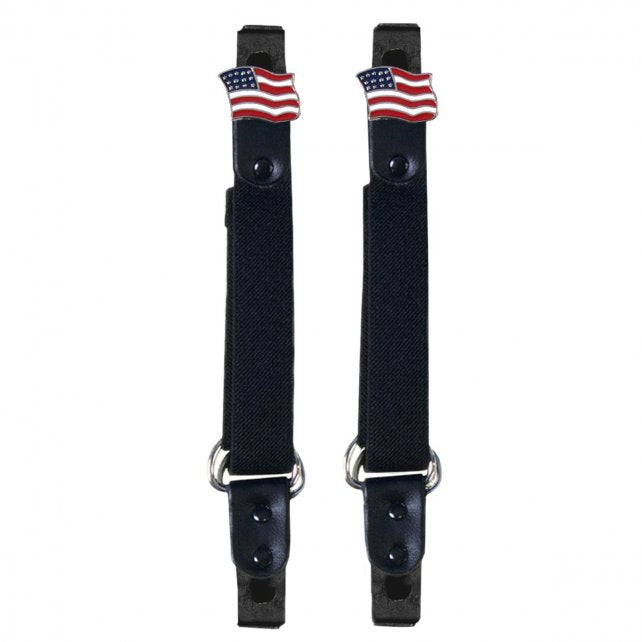 Hot Leathers BUA2008 American Flag Motorcycle Riding Pant Clips