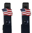 Hot Leathers BUA2008 American Flag Motorcycle Riding Pant Clips
