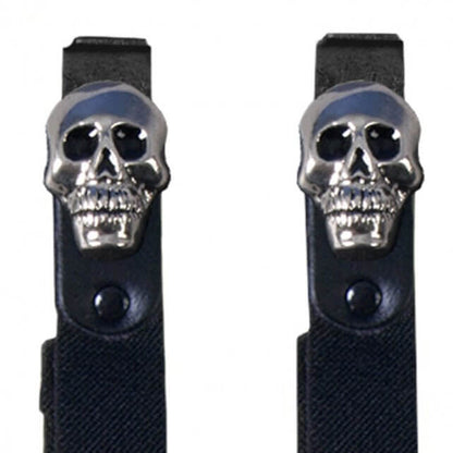 Hot Leathers BUA2010 Skulls Motorcycle Riding Pant Clips