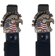 Hot Leathers BUA2024 US Military Vets Eagle Motorcycle Riding Pant Bungees