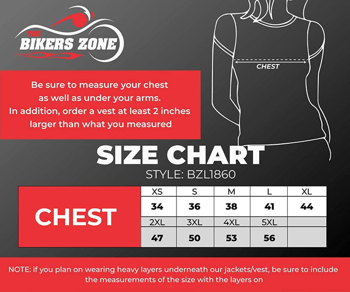 The Bikers Zone BZL1860 Women&