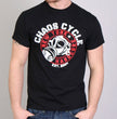 Official Chaos CCM1001 Men’s Cycle Gas Mask Logo Black T-Shirt