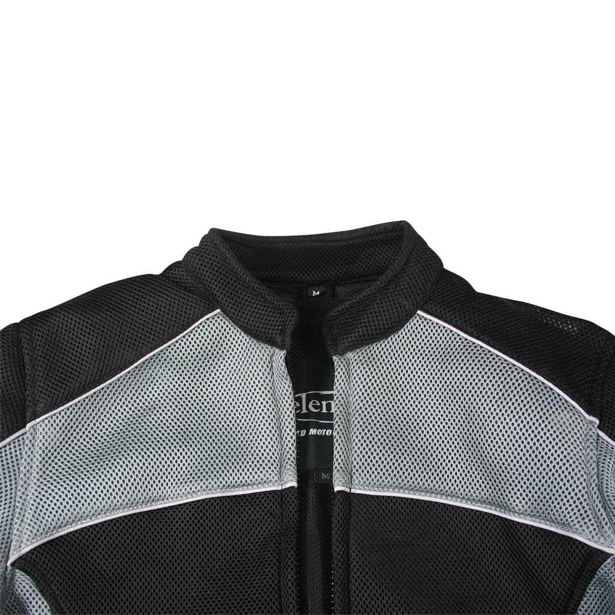 Xelement CF507 Women's 'Guardian' Black and Grey Mesh Jacket with X-Armor Protection