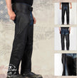 Milwaukee Leather USA MADE MLCHM5001 Men's Black Cloak Classic Premium Leather Motorcycle Chaps