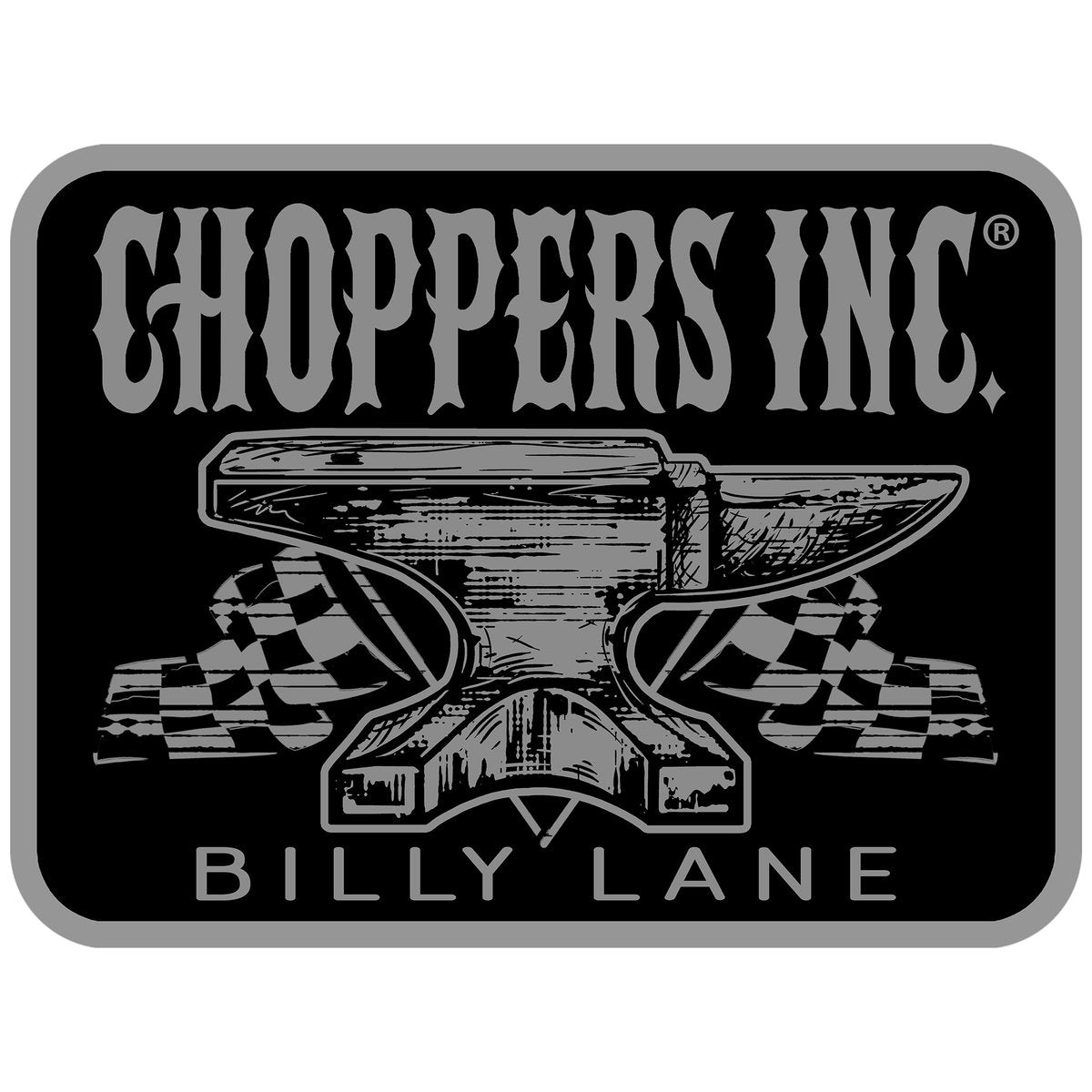 Hot Leathers CIA1018 Official Choppers Inc Anvil 2.75 Inches Patch