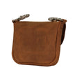 Hot Leathers CPL5002 Distressed Brown Leather Ladies Clip Pouch