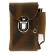 Hot Leathers CSB1009 Brown Leather Cigarette Case