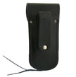 Hot Leathers CSF1006 Black Leather Knife Case with Snap Closure