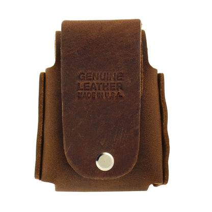 Hot Leathers CSH1002 Brown Lighter Case with Concho