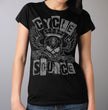 Official Cycle Source CSL1013 Ransom Ladies Black T-Shirt