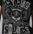 Official Cycle Source CSL1013 Ransom Ladies Black T-Shirt