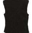 Club Vest CVL4000 Women's Black Denim Motorcycle V-Neck Vest with Conceal & Carry Pockets
