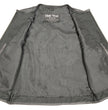 Club Vest CVM3740 Men’s Black Seamless Front and Back Design Leather Vest