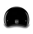 Close Out Clearance Daytona Helmets D1-A ‘Skull Cap' HI-Gloss Black Half Face Helmet with Visor