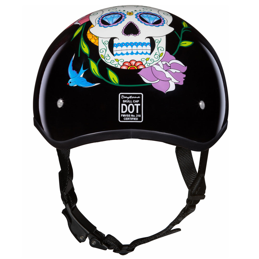 daytona skull cap motorcycle helmet DOT Approved Half Face Close Out Daytona Helmets D6-DS