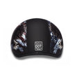 Close Out Clearance Daytona Helmets D6-USA ‘Skull Cap’ with USA Flag and Eagle Half Face Helmet