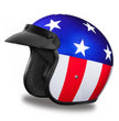 Close Out Clearance Daytona Helmets DC6-CA ‘Cruiser’ Captain Americal  ¾ Open Face Helmet