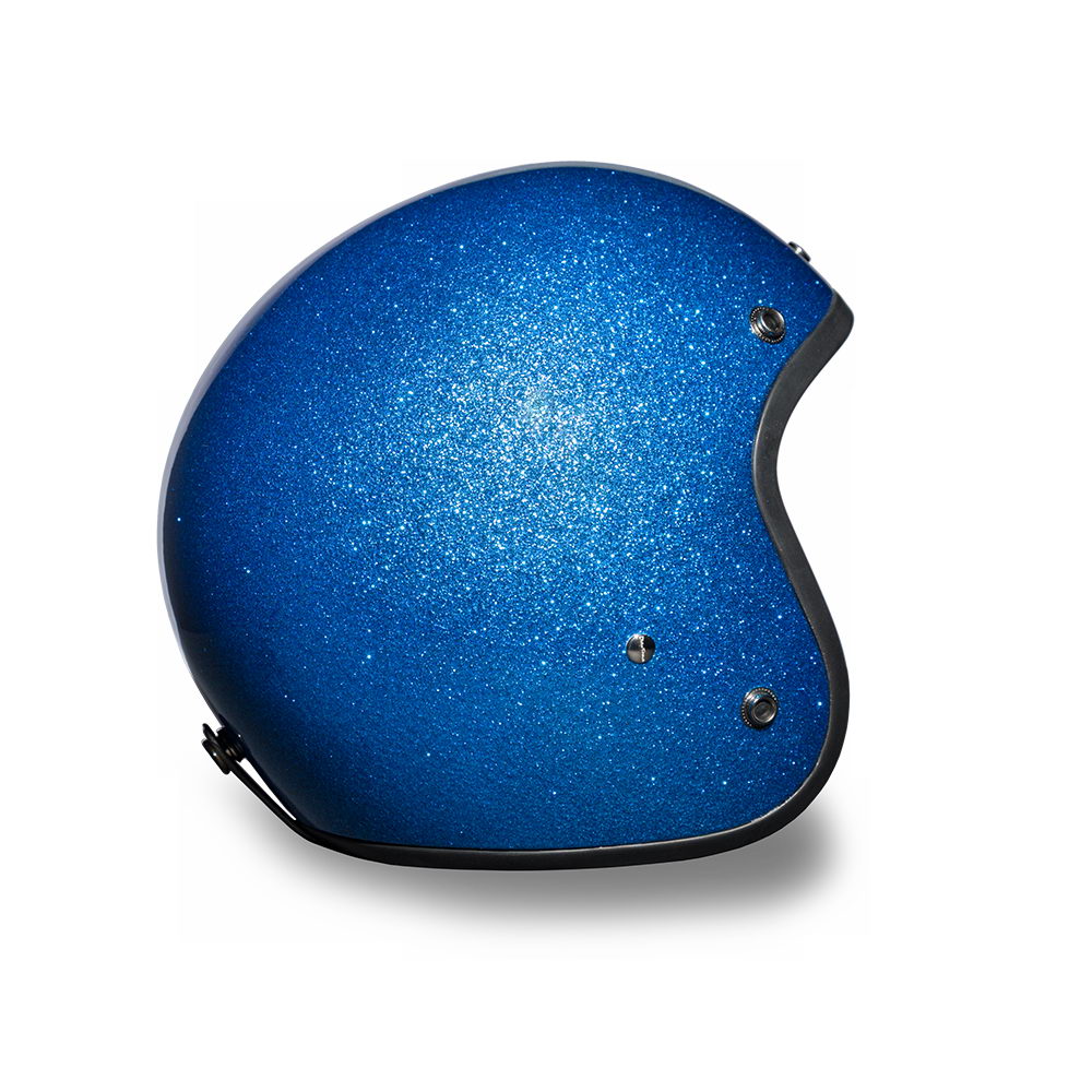 Close Out Clearance Daytona Helmets DC7-BL ‘Cruiser’ Blue Metal Flake ¾ Open Face Helmet