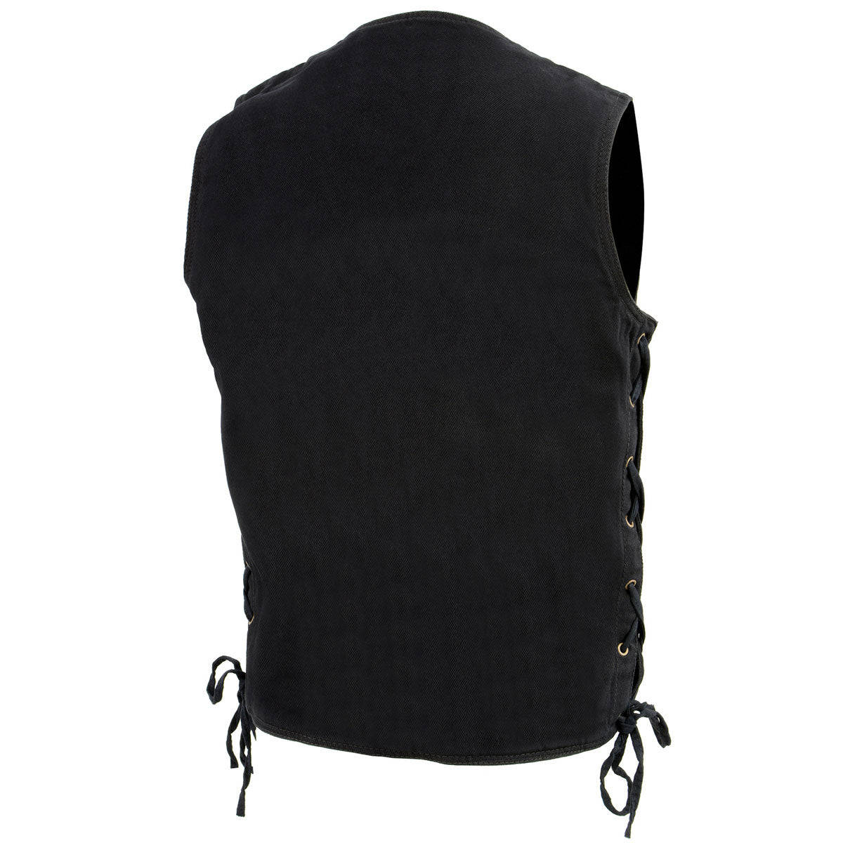 Milwaukee Leather DM1360 Men's Classic Black Denim Motorcycle