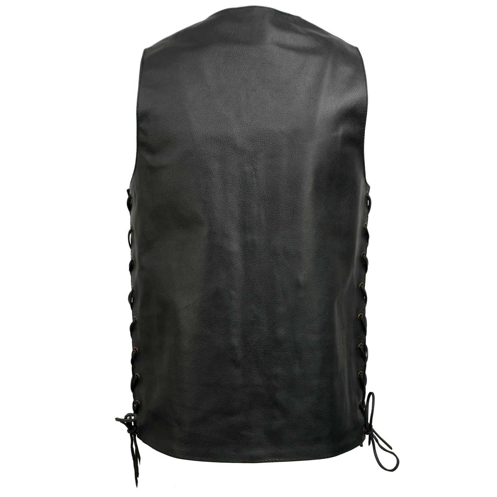 Event Leather EL5391 Men's Tall Sizes Black Leather 10 Pocket Side