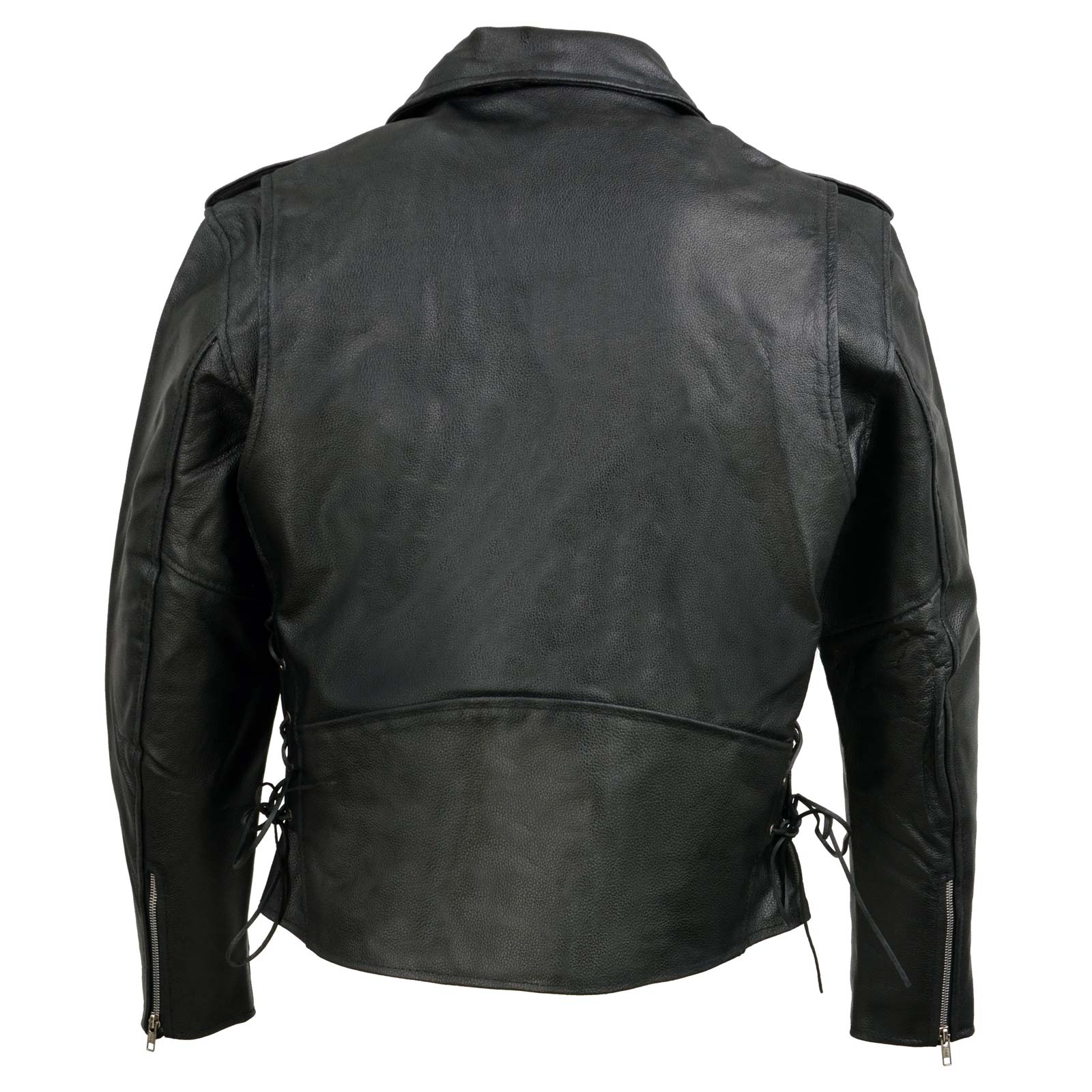 Event Leather EL5411 Men's Side Lace Motorcycle Jacket – Milwaukee