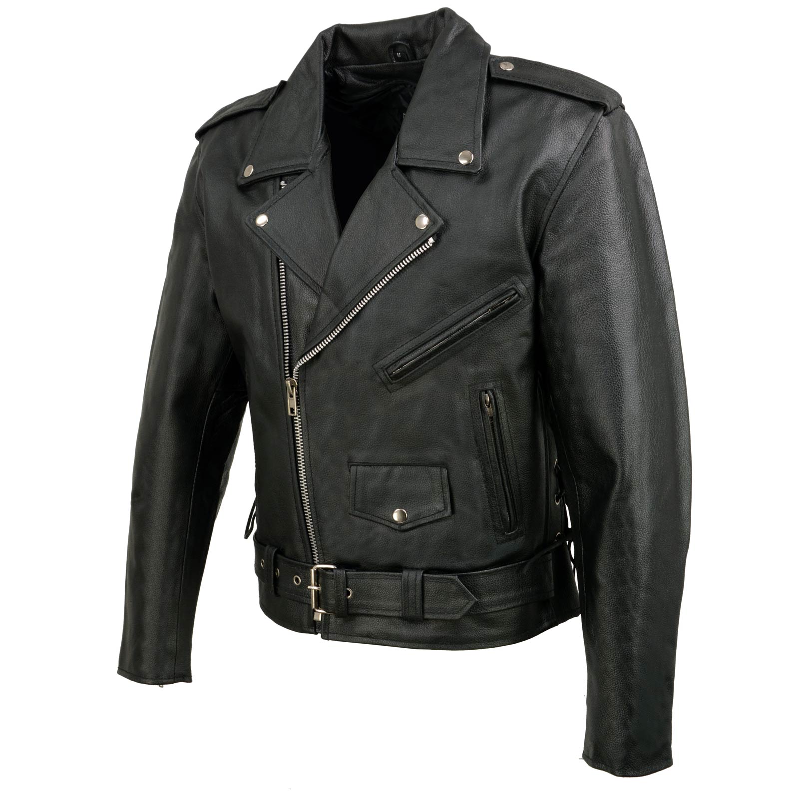Jentlouis、Switch Riders Jacket Leather Zipped Jacket – Jent Louis