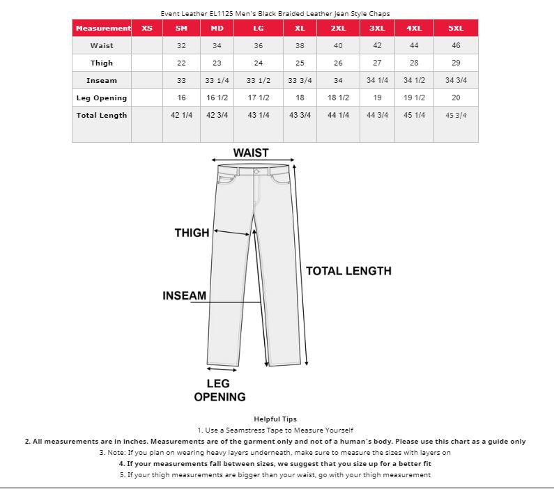 Milwaukee Leather SH1125 Men&